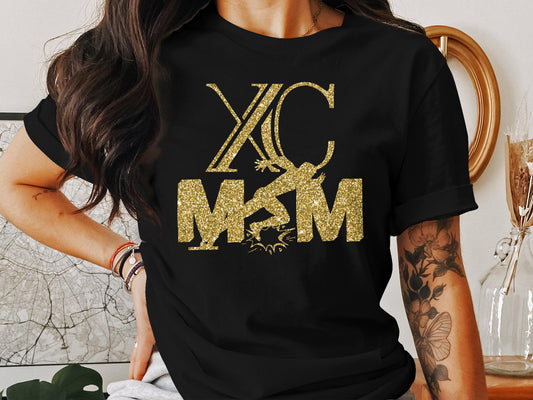 Cross Country Mom T-shirt, Cross Country Mom Shirt, XC Mom Shirt, High School Cross Country shirt, XC Mom Gift, Track & Field, Gift for Her