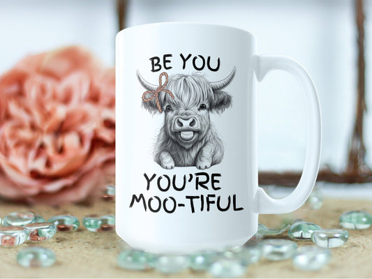 Highland Cow Coffee Mug, Funny Coffee Cup, Cow Lovers Gift, Scottish Cow, Highland Cow Gift, Farm Mug, Cow Gift For Women, Cow Lover Gift