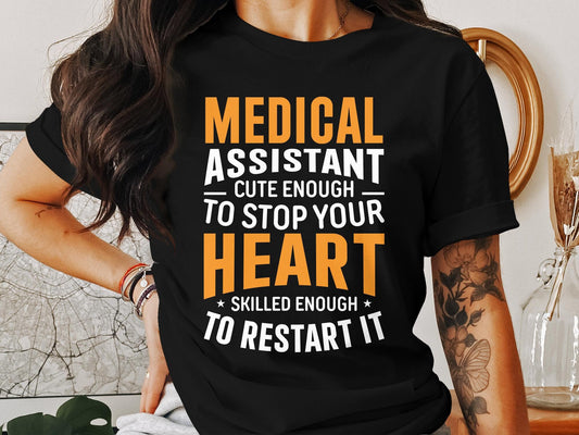 Cute Medical Assistant Heartbeat Sweatshirt, Unisex Style Medical Assistant Sweatshirt, Cute Nurse Hoodie, Funny Healthcare Shirt, MA Shirt