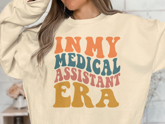 Cute Medical Assistant Shirt, Fun Unisex Style Medical Assistant Sweatshirt, Cute Nurse T-Shirt, Healthcare Shirt Gift, MA Everyday Shirt