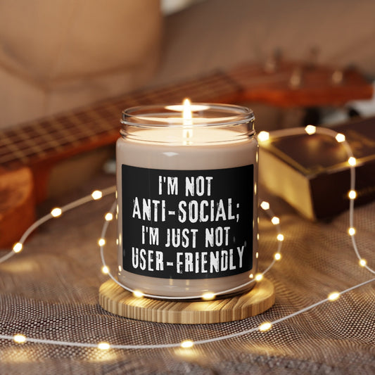 Funny Sarcastic Candle, Cute Vegan Candle, Gift For Him, Boyfriend Gifts, Coworker Gift, Gift For Husband, Funny Friend Gift, Soy Candle