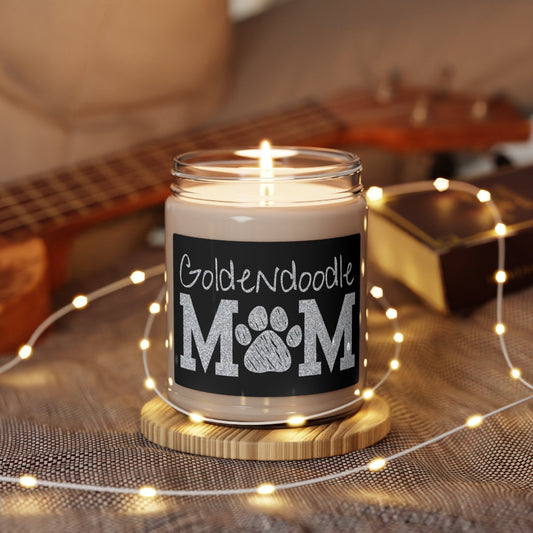Cute Goldendoodle Mom Candle, Doodle Lover Gift, Gift For The Dog Lover, Vegan Candle, Soy Candle, Dog Candle Gift, Doodle Dog Candle
